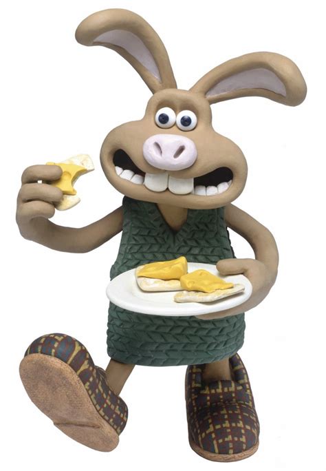 Wallace and gromit were rabbit characters